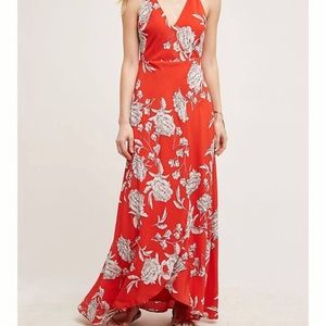 Yumi Kim silk wrap maxi dress